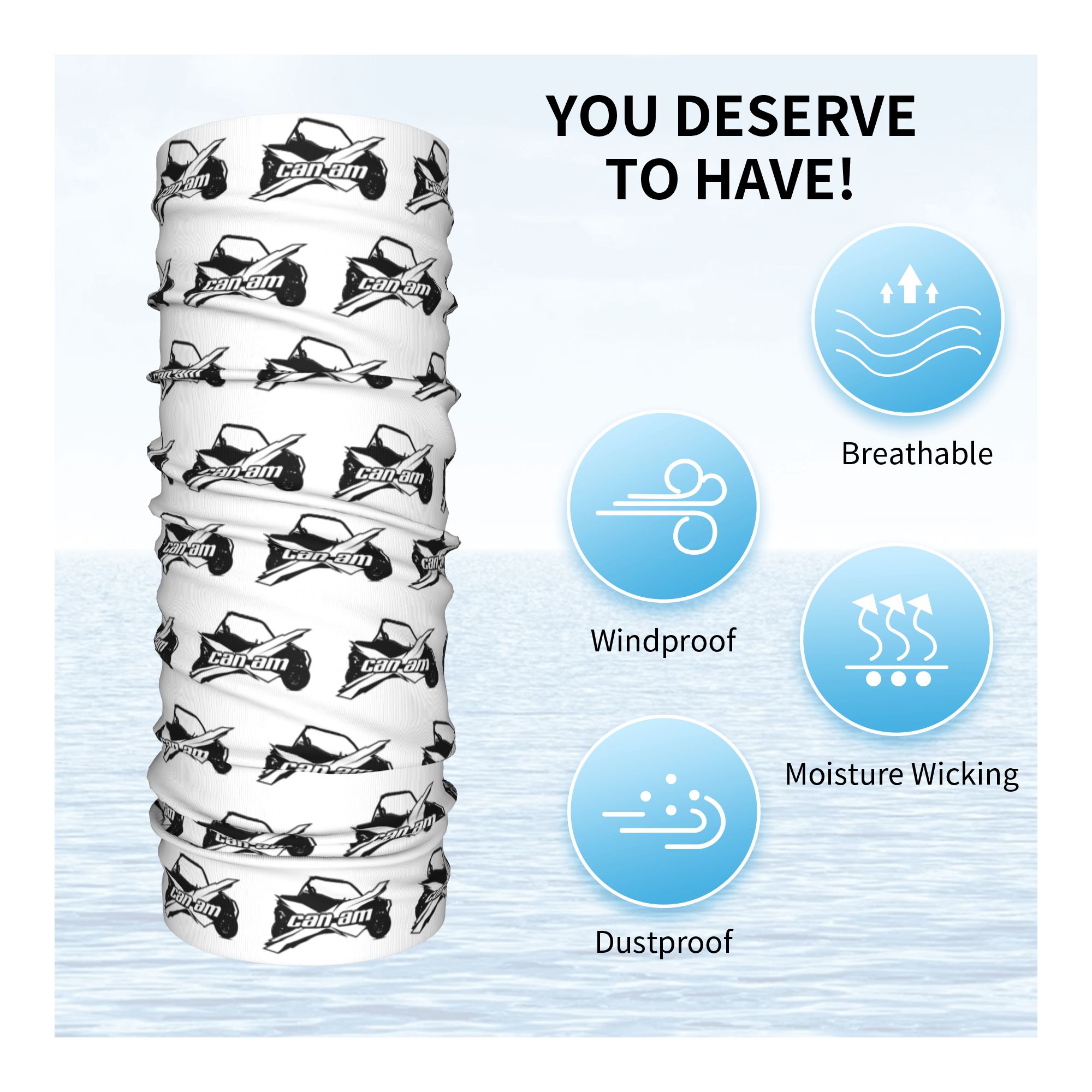 ผ้าพันคอแบบกำหนดเอง Can Am สำห - Neck Gaiter Fleece บทวิจารณ์และราคา
