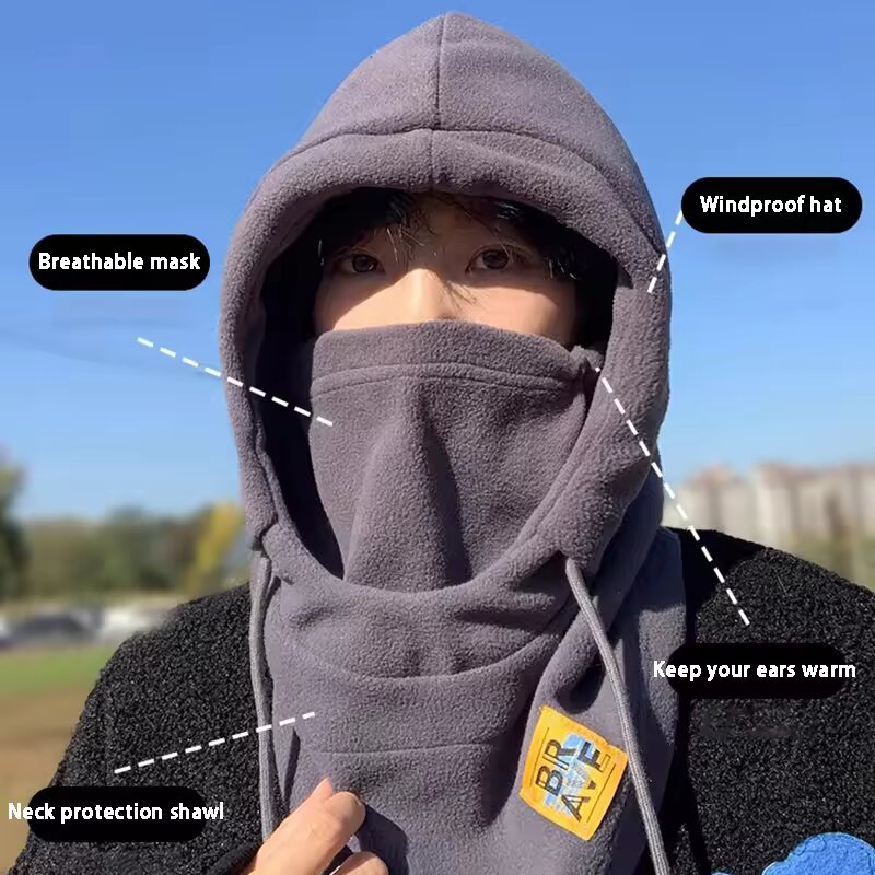 หมวกไหมพรมกันหนาวแบบคลุมศีรษะ  - Neck Gaiter Fleece บทวิจารณ์และราคา