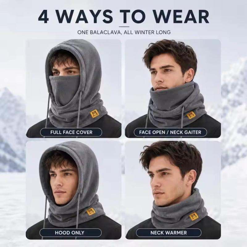 หมวกไหมพรมกันหนาวแบบคลุมศีรษะ  - Neck Gaiter Fleece บทวิจารณ์และราคา