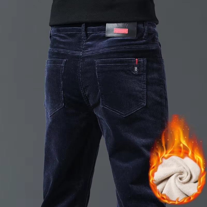 กางเกงผ้าลูกฟูกผู้ชาย บุซับในห - Corduroy Pant Warm บทวิจารณ์และราคา